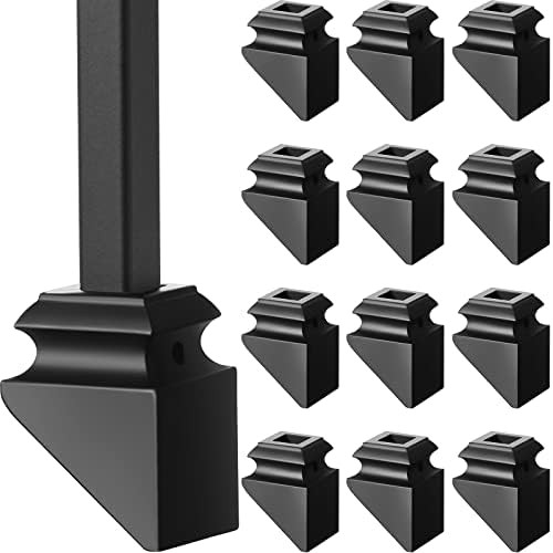 Iron Baluster Shoes Square Iron Balusters Black Copper Baluster Wrought Iron Spindles for Staircase  | Amazon (US)