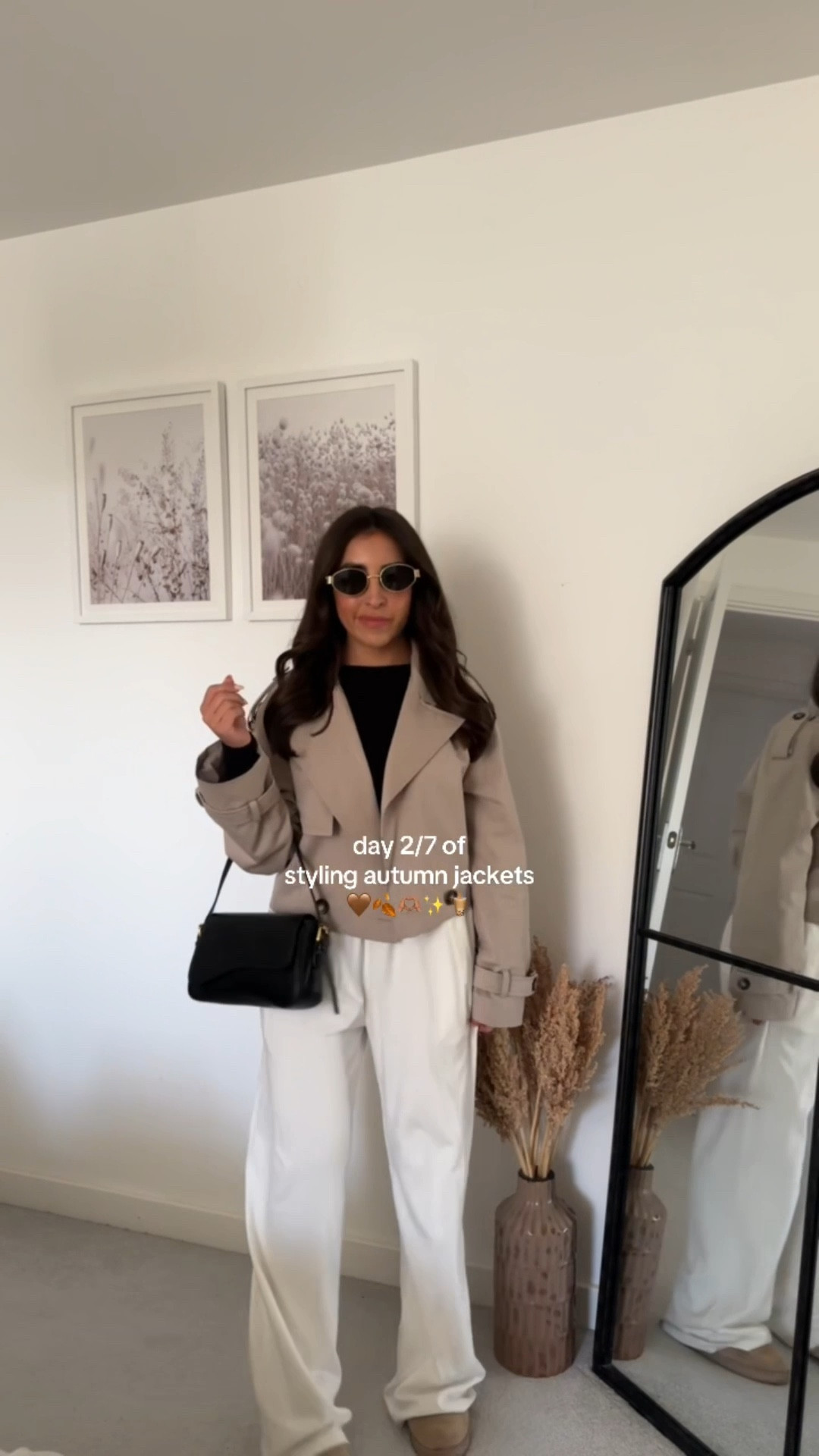 cropped trench & ugg boots combo🤩 

#LTKuk #LTKautumn #LTKwinter