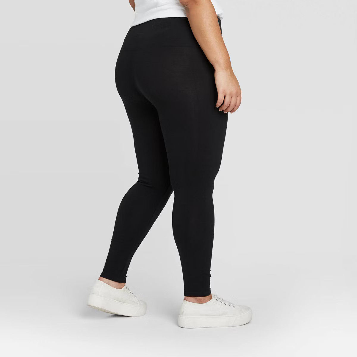 Women's High Waisted Cotton Blend Seamless Leggings - A New Day™ | Target