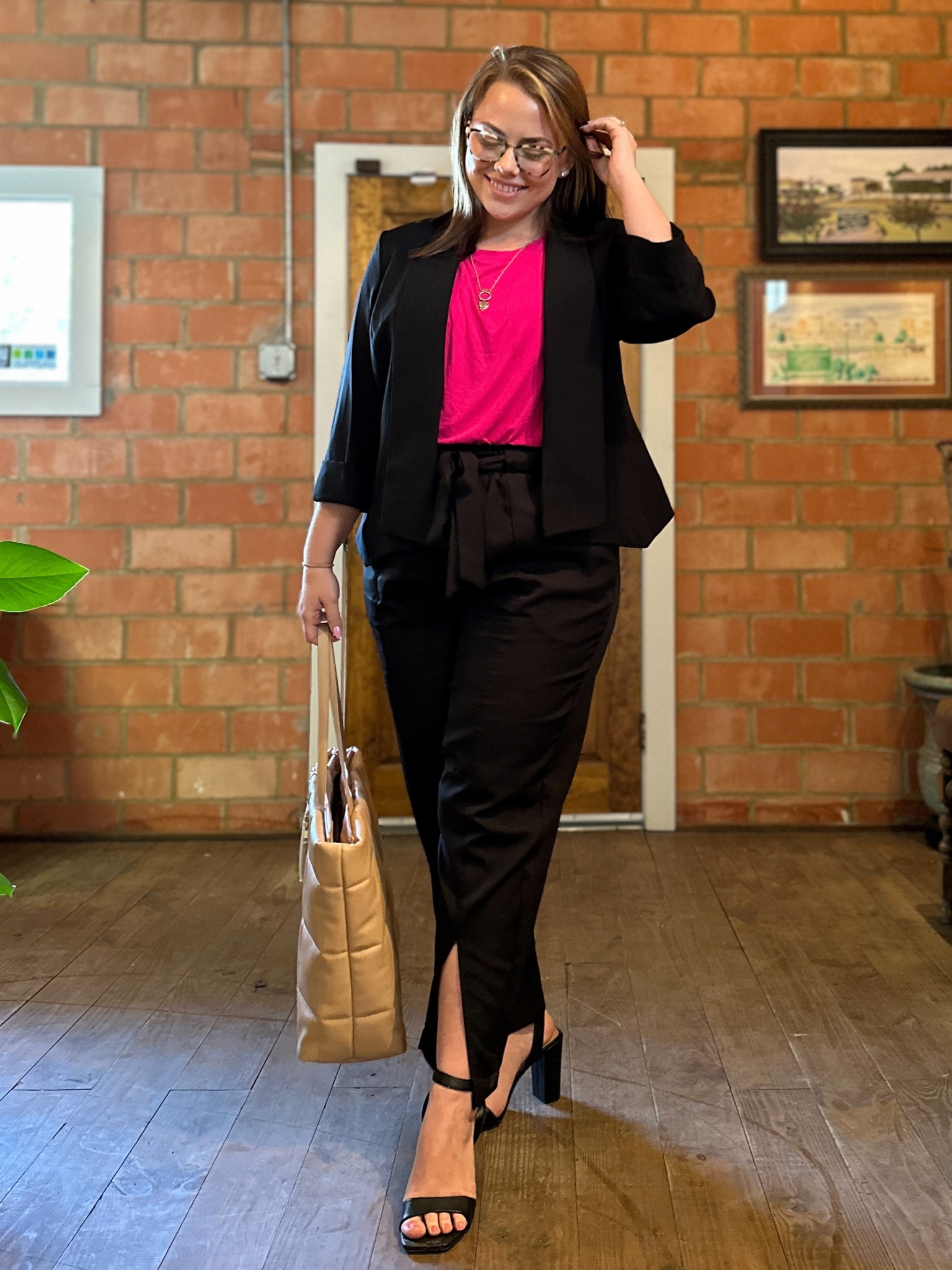 Midsize business style🖤 
Wearing XL LESS THAN $30
Since working in an office setting I wanted comfortable work attire, affordable but also not the standard slacks. I found these on Amazon for less than $30😍 and I LOVE THEM! Stretchy, forgiving on my curvy body & wash well! Just trust me & give them a try!👏🏻

#LTKworkwear #LTKstyletip #LTKunder50