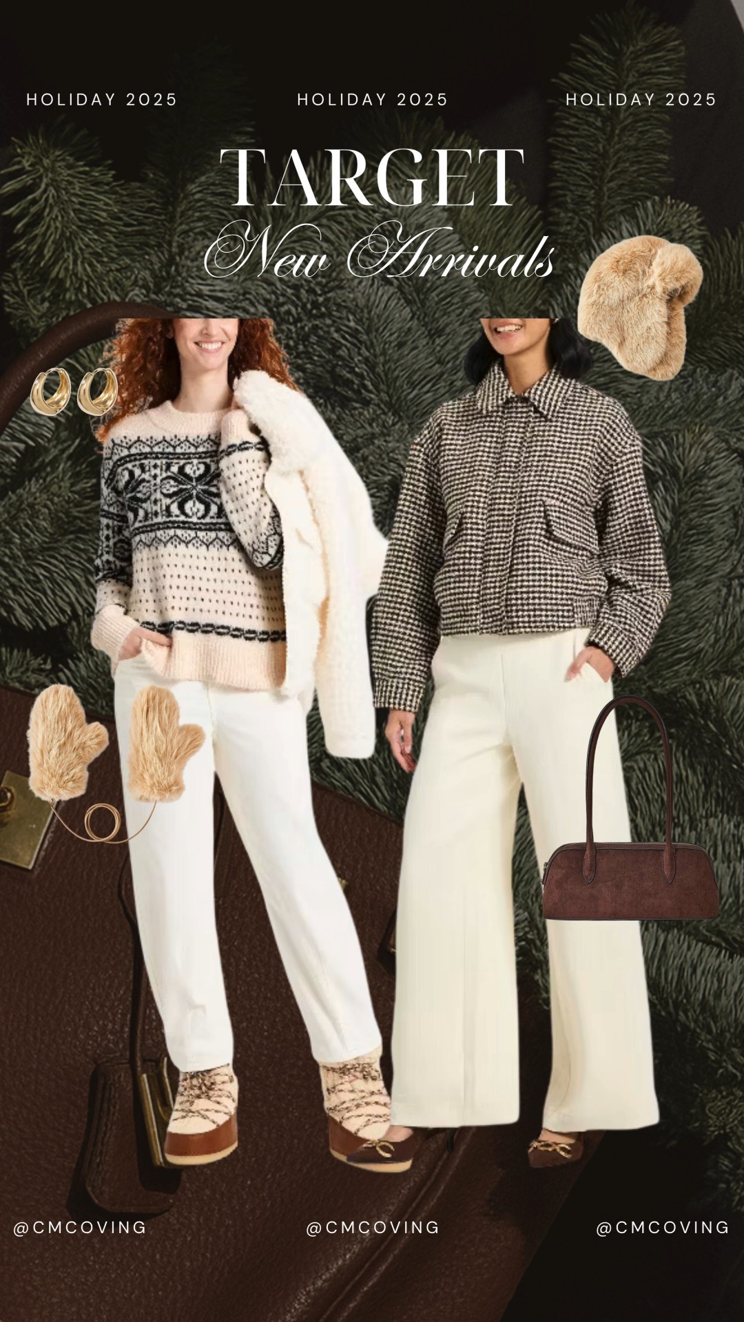 Target new arrivals 🤎 

Holiday outfit, holiday dress, holiday jeans, holiday denim, holiday heels, holiday bag, holiday party, Christmas fashion, Christmas dress, Christmas outfit, Thanksgiving, outfit, Thanksgiving fashion 

#LTKSeasonal #LTKHoliday #LTKCyberWeek