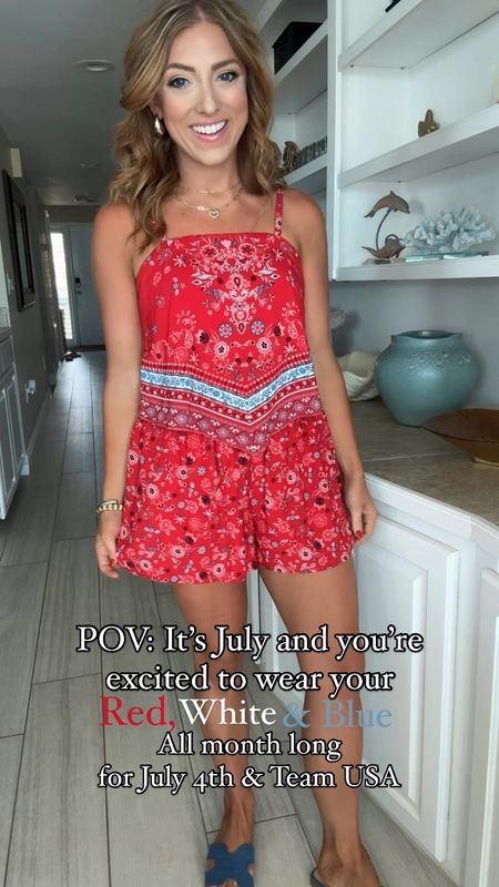 I’ll be wearing my red, white and blue all July! One of my favorite months out of the whole rest to dress for ☺️ lots of cute favorites from Walmart, Target, Amazon and loft! 

Walmart fashion. Target style. LTK under 50. July 4th. Team USA. 