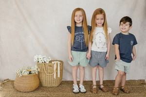 Born to Bloom Ruffle Tee | Mebie Baby