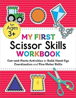 My First Scissor Skills Workbook: Cut-and-Paste Activities to Build Hand-Eye Coordination and Fin... | Amazon (US)