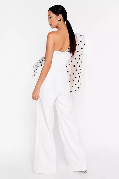 Catch a Chill Organza Polka Dot Jumpsuit | Nasty Gal (US)