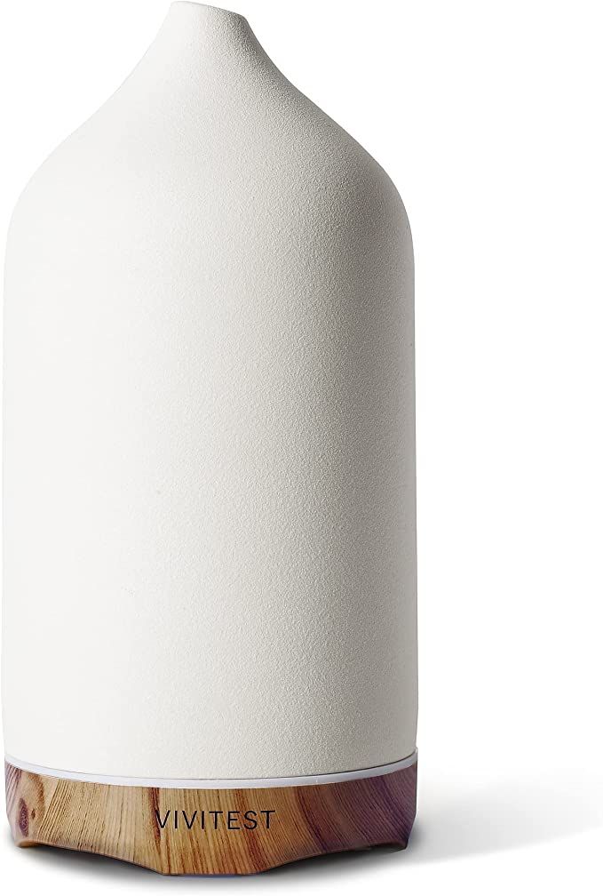 Amazon.com: VIVITEST Aromatherapy Diffuser,Ceramic Ultrasonic Essential Oil Diffuser for Aromathe... | Amazon (US)