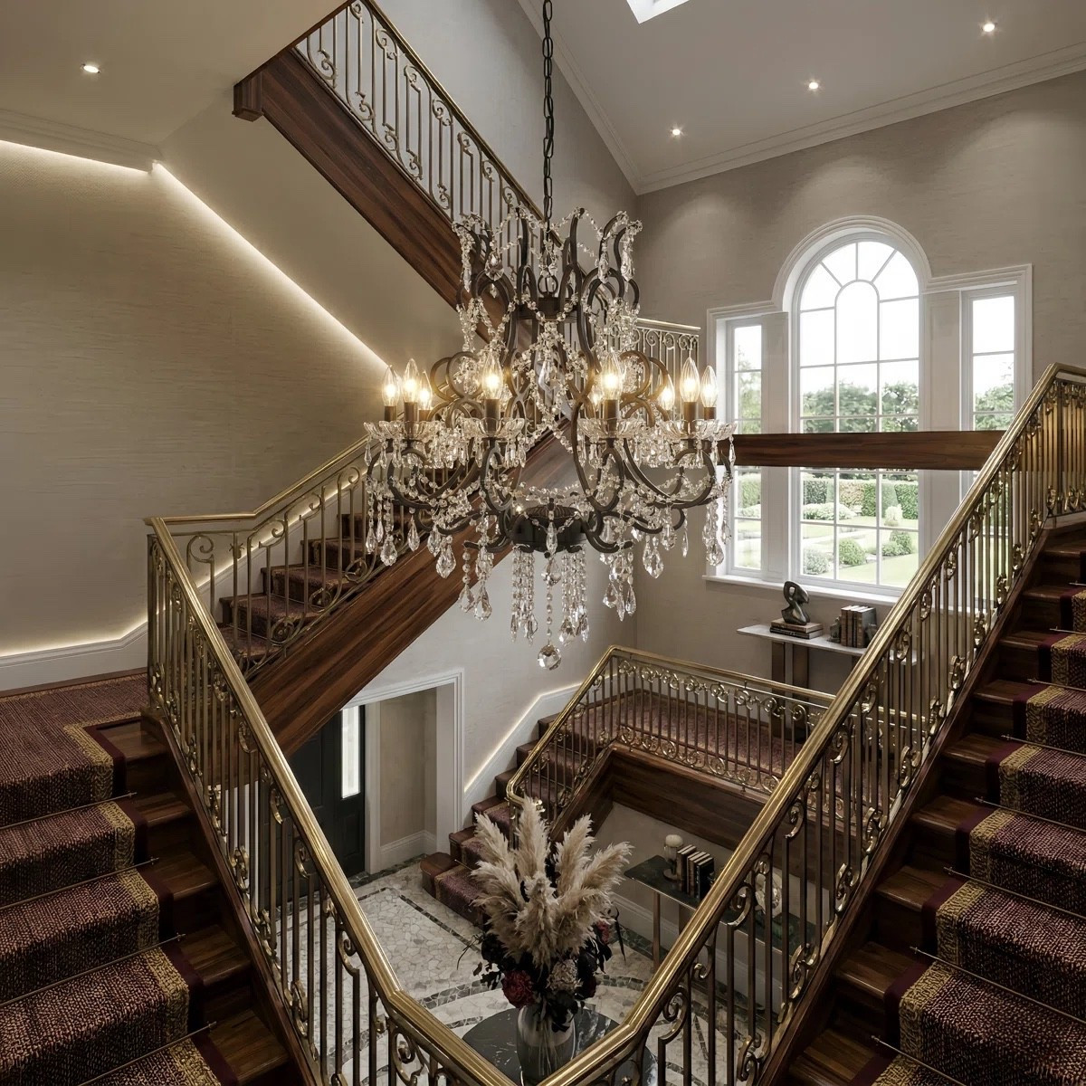 Tomball 10 - Light 25"W Dimmable Traditional Classic Chandelier with Crystal & Metal Frame for Living Room or Dining Room

#LTKMidsize #LTKSaleAlert #LTKU