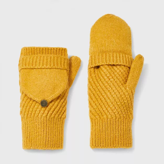 Women's Knit Flip Top Mittens - Universal Thread™ | Target
