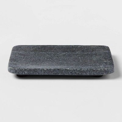 Solid Marble Soap Dish Dark Gray - Threshold&#8482; | Target
