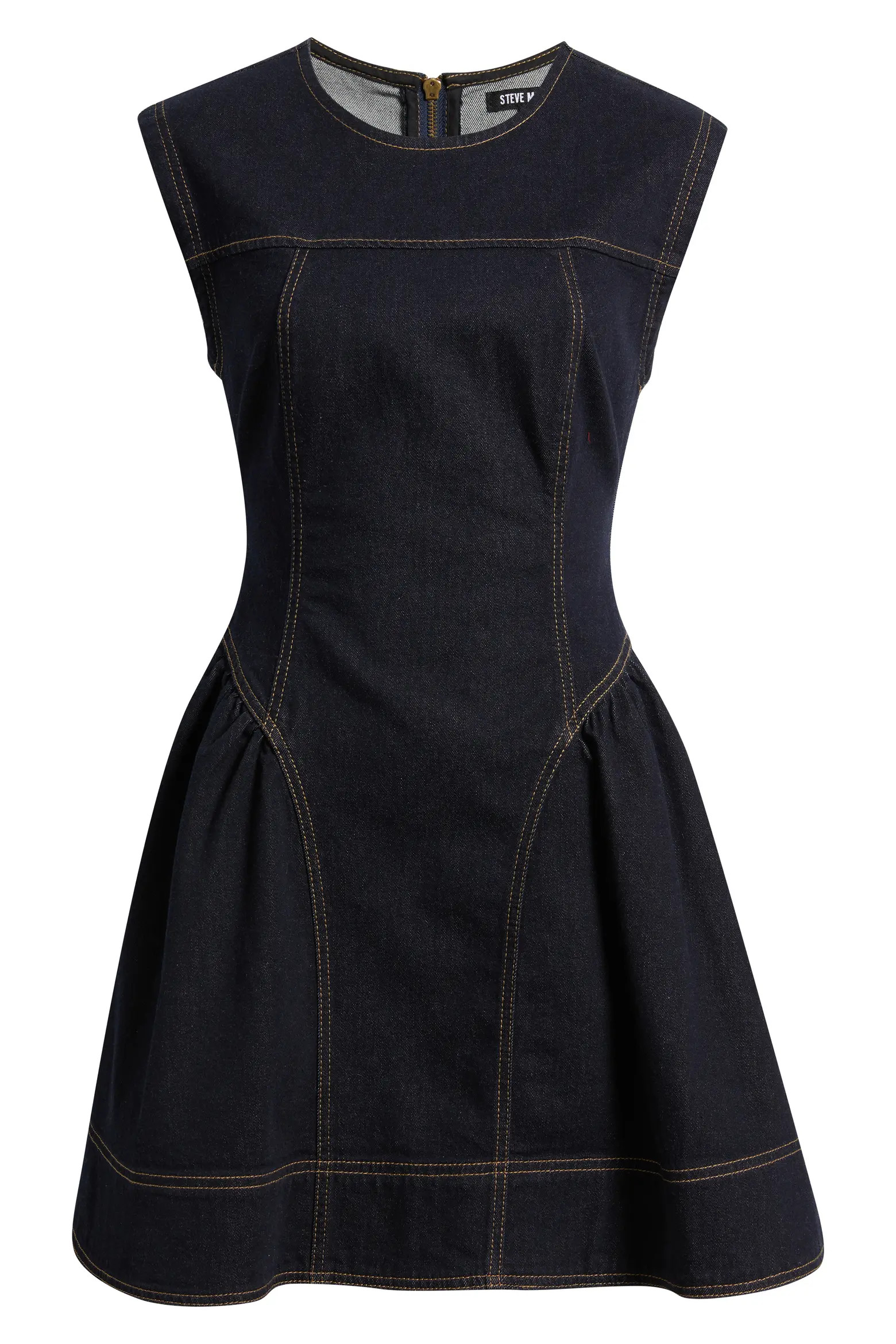Melinda Sleeveless Fit & Flare Denim Dress (Women) | Nordstrom | Nordstrom