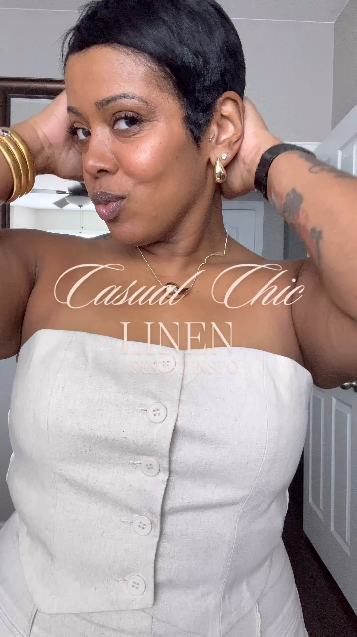 Size up on pants of your are bottom heavy 
Size down on the top of your smaller 😉
#amazon #linen 

#LTKMidsize #LTKSeasonal #LTKStyleTip