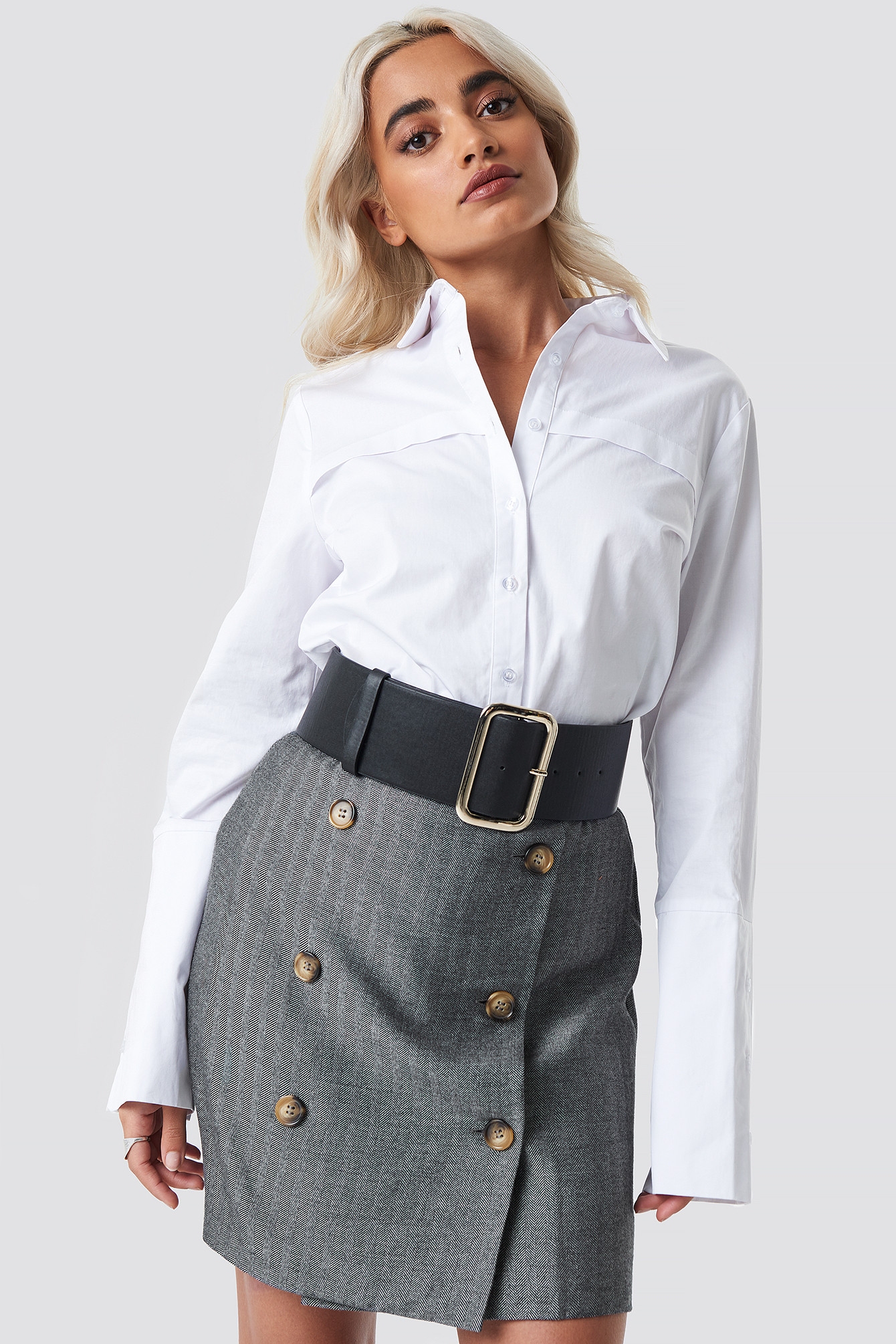 Wide PU Belt Black | NA-KD Global