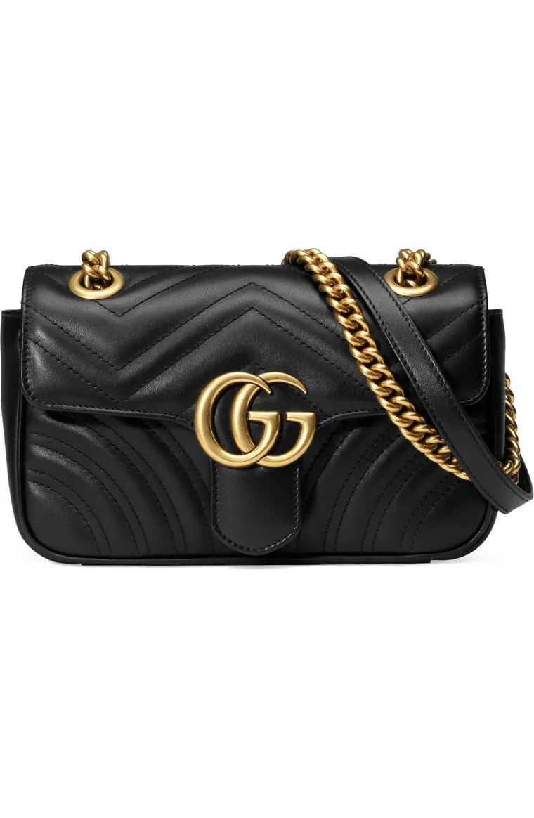 Mini GG 2.0 Matelassé Leather Shoulder Bag | Nordstrom