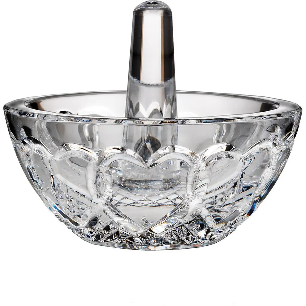 Waterford Wedding Lead Crystal Ring Holder in Clear at Nordstrom | Nordstrom