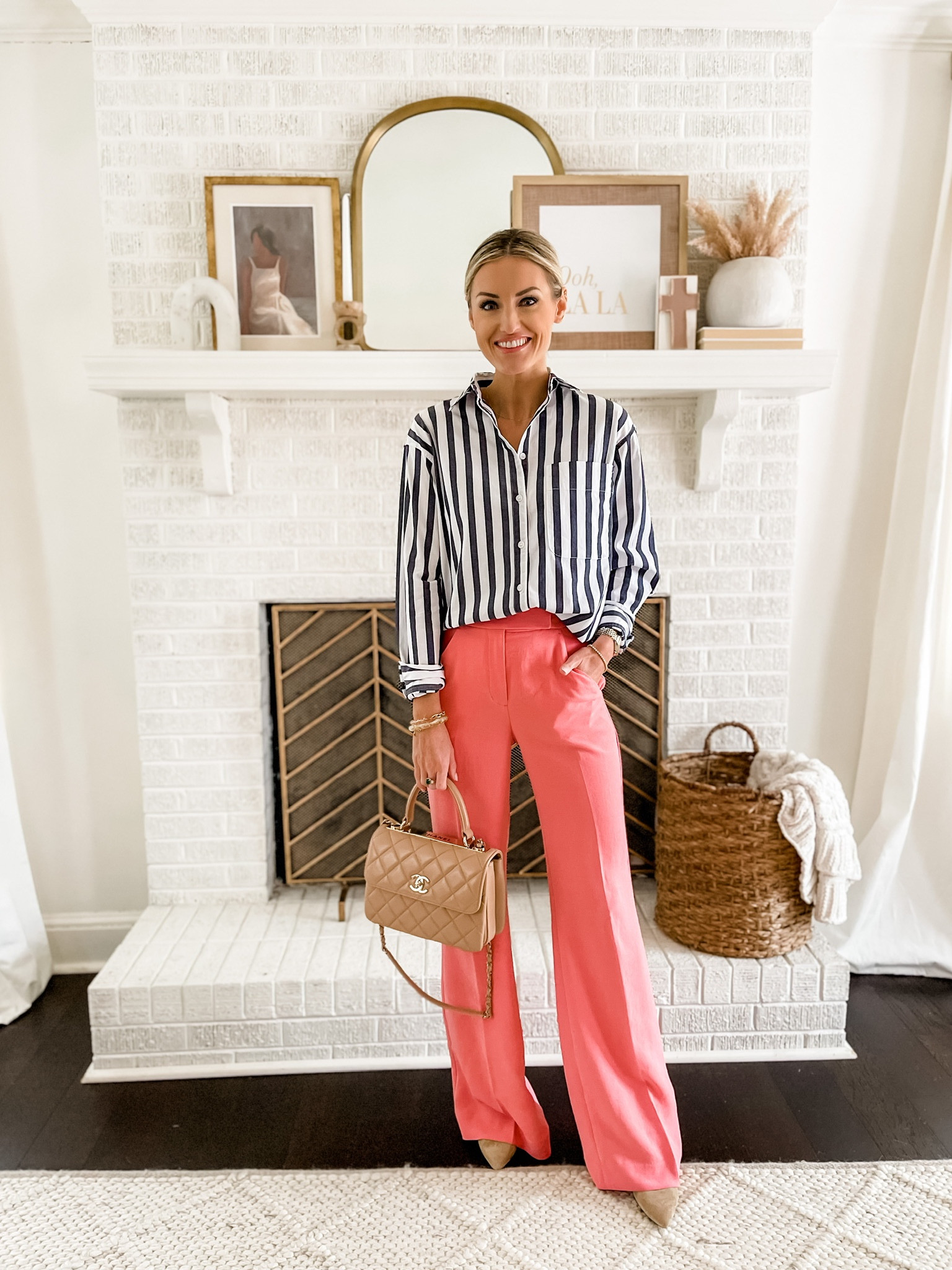 This striped button down is a best seller 👏 Loverly Grey has styled it so many ways! Wearing XS/0 

#LTKFind #LTKstyletip #LTKSeasonal