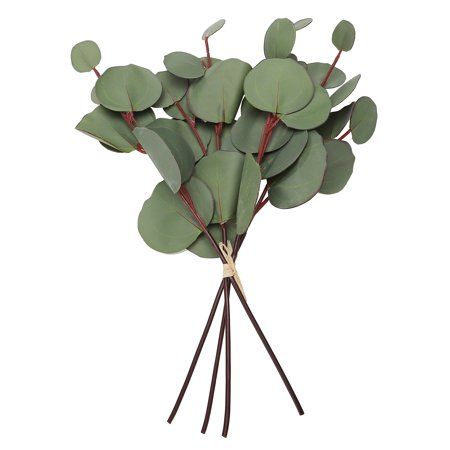 Asdomo 4pcs Artificial Eucalyptus Leaf Floral Stem Faux Greenery Eucalyptus Leaf for Wedding Bouquet | Walmart (US)