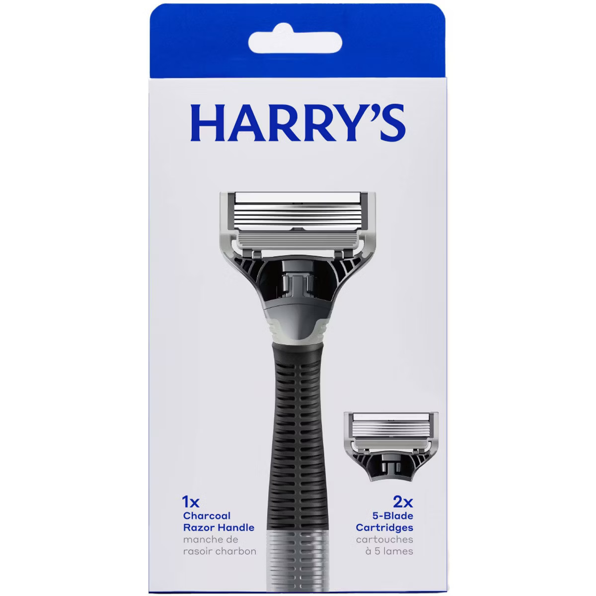 Harry's Original Razor Handle for Men with 2 Razor Blade Cartridges - Black | Target