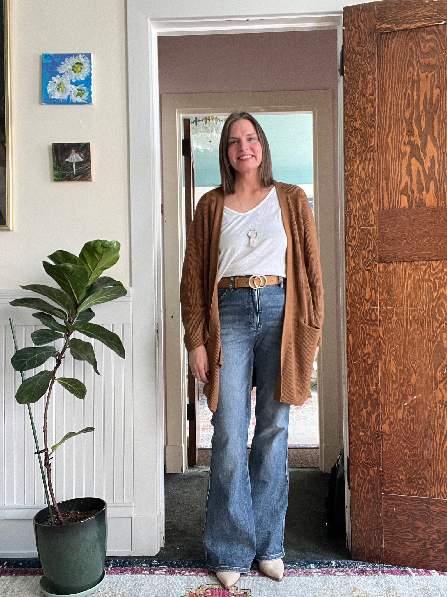 Flared Jean looks for fall 

#LTKMidsize #LTKSeasonal #LTKOver40