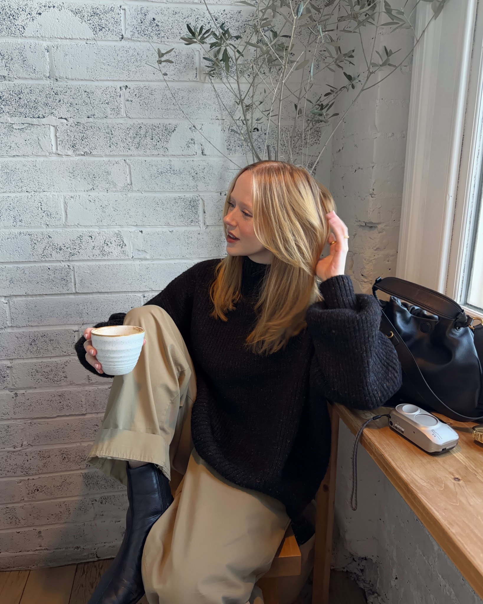 Black Jumper, Chunky Jumper, Barrel Leg Trouser, Black Boots 

#LTKwinter #LTKeurope #LTKuk