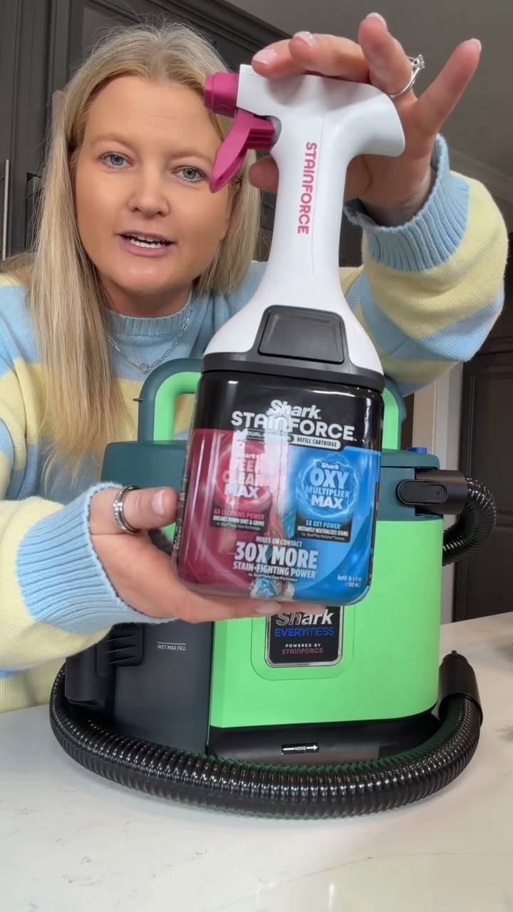 The Shark Every Mess takes care of carpets, upholstery and is a wet dry vac all in one! Saves me money and space! #wetdryvacuum #stainremover #upholsterycleaning #sharkeverymess #cleaninghacks

#LTKmomlife #LTKSaleAlert #LTKHome