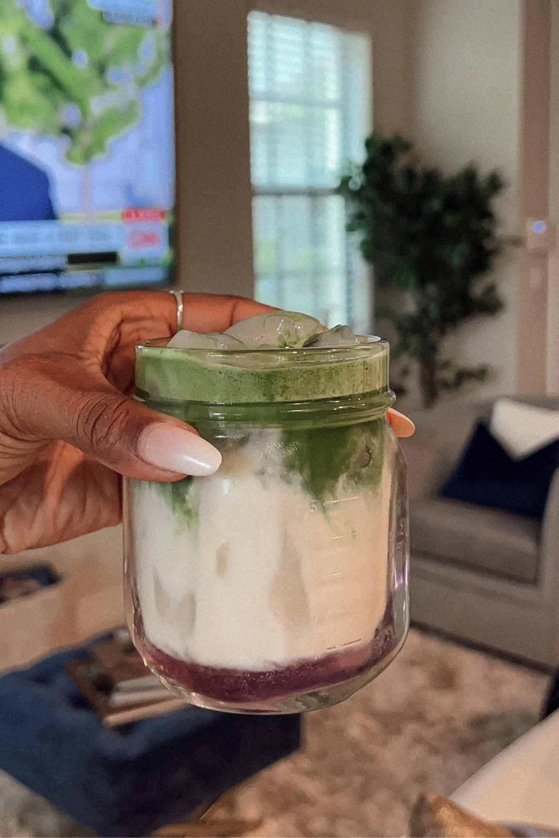 iced lavender matcha latte recipe 💜:

1. Boil water to 140°F - 160°F in kettle 

2. Place the bamboo whisk into your bowl/chawan 

3. Pour hot water into bowl/chawan and allow bamboo whisk to sit for about 1 minute 

4. Remove bamboo whisk and pour out water from the bowl/chawan 

5. Use a towel to dry off bowl/chawan

6. Scoop 1/4 or 1/2 teaspoon of matcha powder

7. Grab your sifter and soft matcha powder into your bowl/chawan

8. Pour about 1oz of warm (not boiling) water over matcha powder in bowl/chawan

9. Grab bamboo whisk and whisk matcha for about 30 seconds following an ‘M’ or ‘W’ motion. 

10. Grab your glass & add 1 teaspoon of lavender monin gourmet syrup 

11. Fill your glass with ice 

12. Pour 4-6oz of calicos farms oat barista blend into glass 

13. Pour matcha from your bowl/chawan into your glass

14. Stir, sip and enjoy :) 

Matcha Latte essentials: ippodo sakaya or ummon blend—both 11/10 🍵


#LTKhome