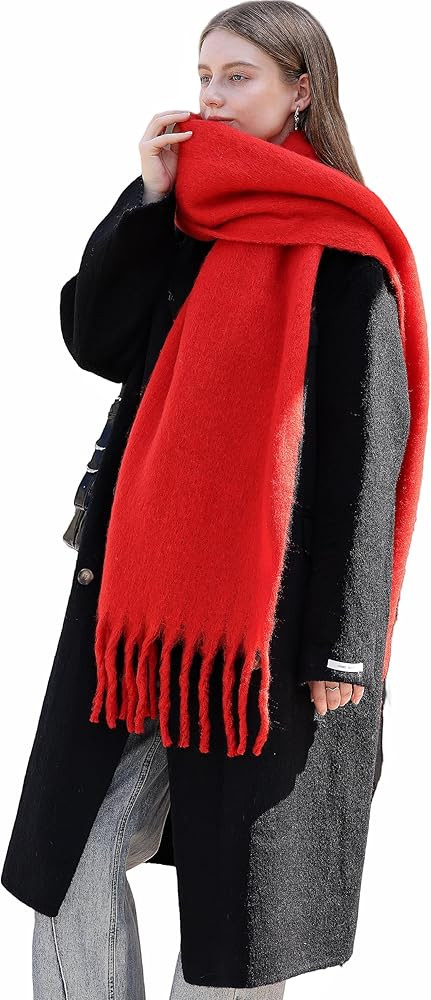 Wander Agio Winter Warm Scarf Long Pashmina Extra Large Shawls and Wraps for Women Large Blanket ... | Amazon (US)