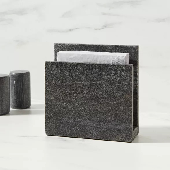 Marble Napkin Holder Gray - Threshold™ | Target