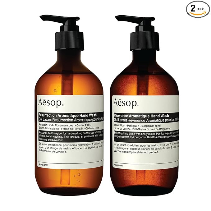 Aesop Reverence & Resurrection Aromatique Hand Wash Set | Gently Cleanses & Exfoliates for Smooth... | Amazon (US)