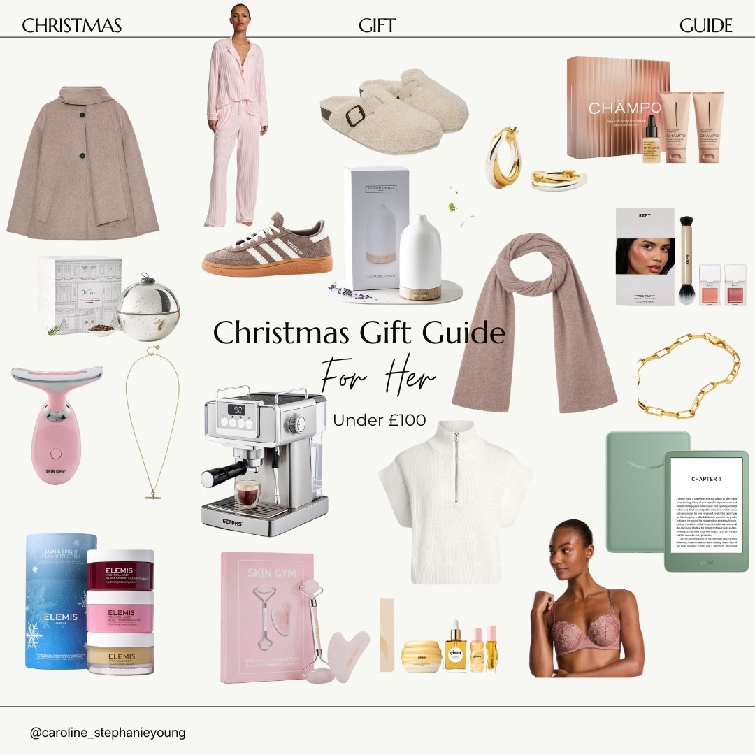 Christmas gift guides for her under 100

Coffee machine, homeware slippers, beauty skincare hair care LMS skincare coats, PJ’s wellness gadgets jewellery

#LTKgiftguide #LTKfestive #LTKwinter