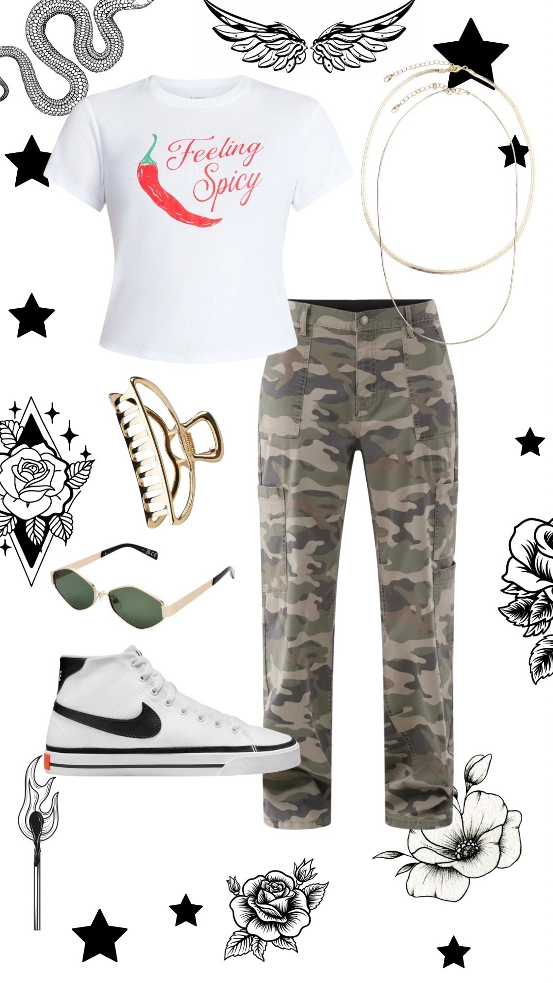 Camo cargo pants simple everyday outfit #walmart #camooutfit 

#LTKMidsize #LTKgrwm #LTKootd