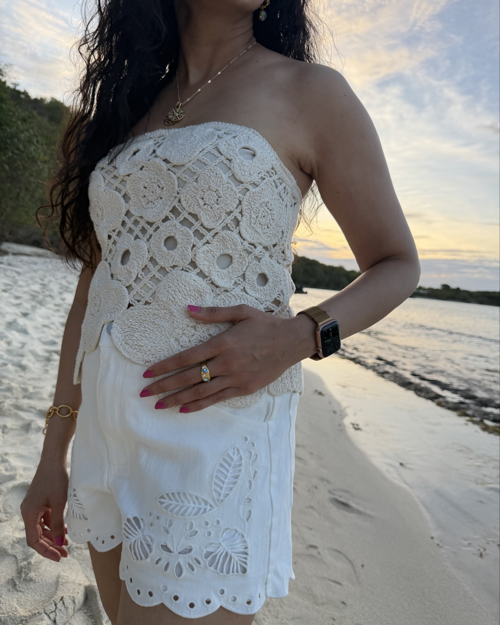 Crochet top
White shorts 
Denim shorts 
Summer outfit 
Spring break outfit 
Travel outfit 

#LTKTravel #LTKootd #LTKSeasonal