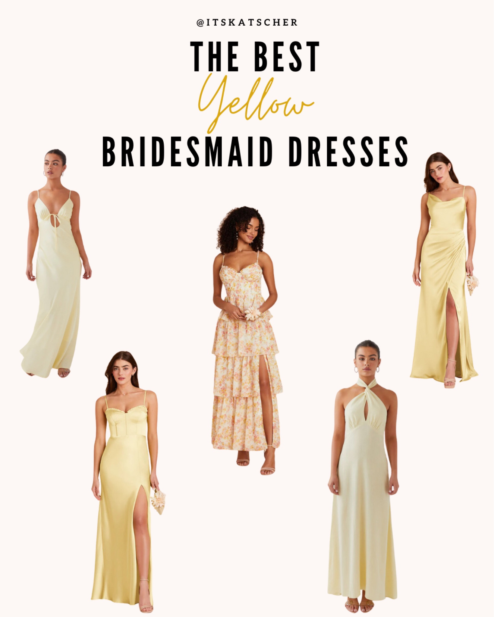 Yellow Bridesmaid Dress Inspo 💛

#bridesmaiddress #yellowdress #weddingguestdress 

#LTKwedding #LTKstyletip
