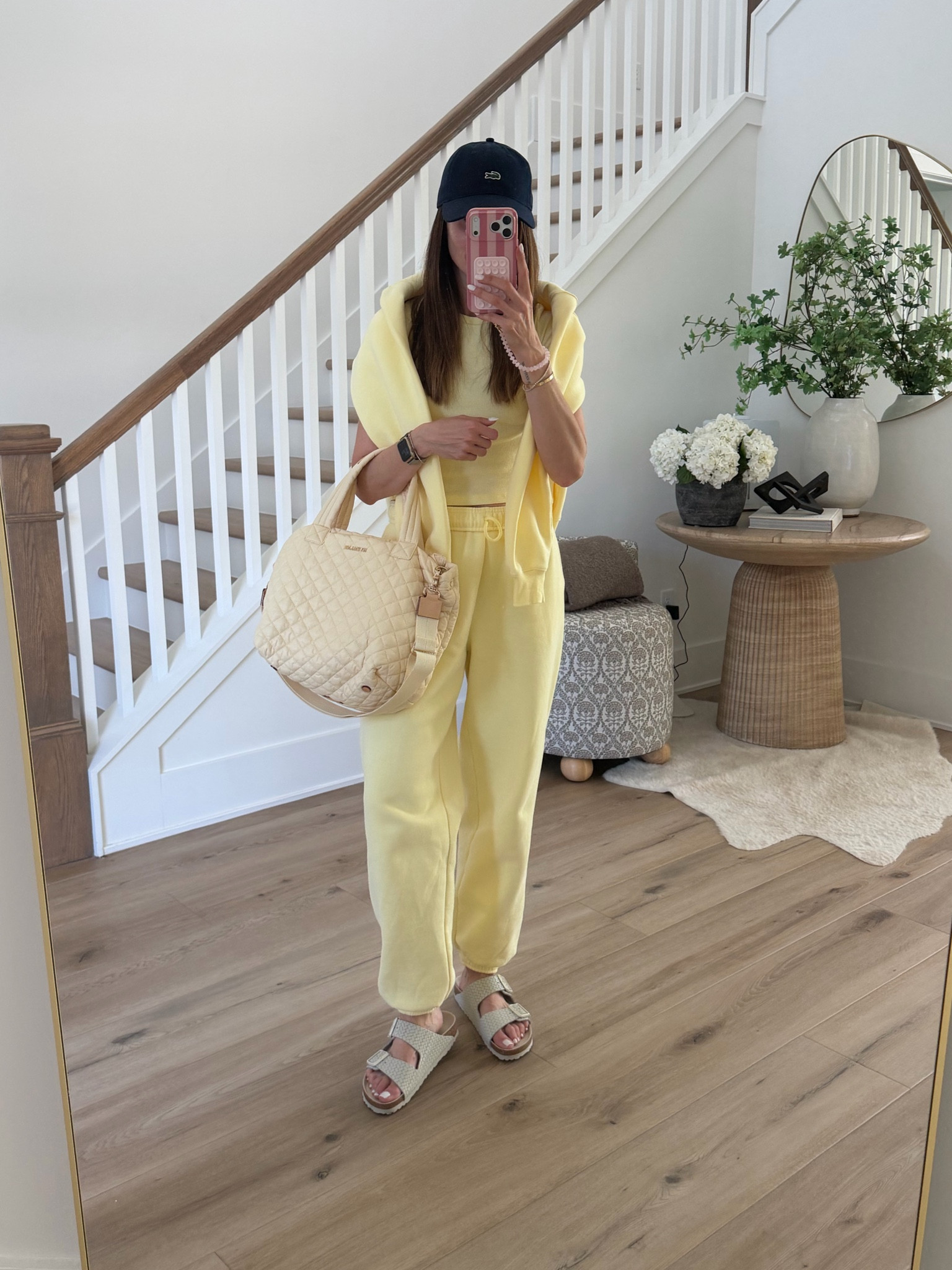 Butter yellow set, size S 

#LTKdayinmylife #LTKootd #LTKOver40