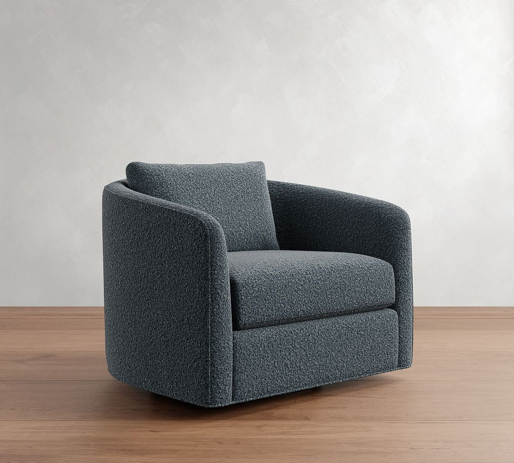 Remmy Swivel Chair | Pottery Barn (US)