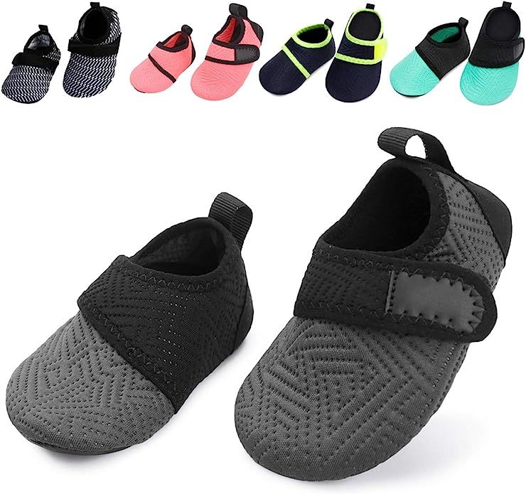 BARERUN Baby Girls Boys Water Shoes Swim Barefoot Water Sport Aqua Socks for Beach Pool Swim Sand | Amazon (US)