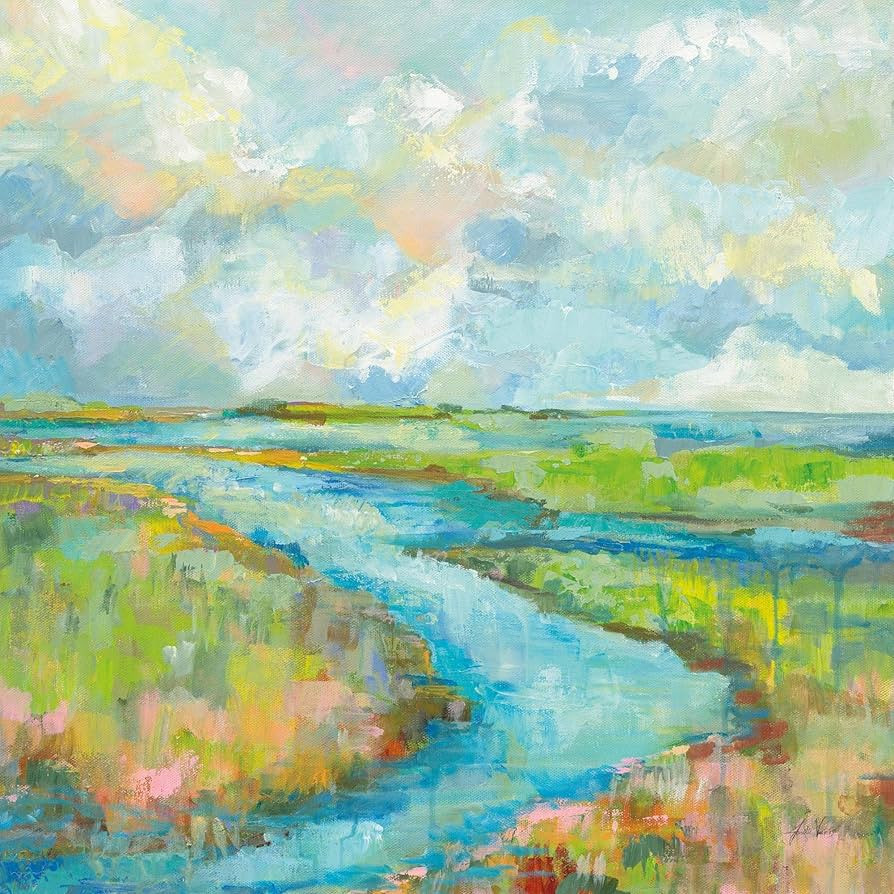 ART.COM Wall Art Print Marsh by Jeanette Vertentes, 30x30 | Amazon (US)