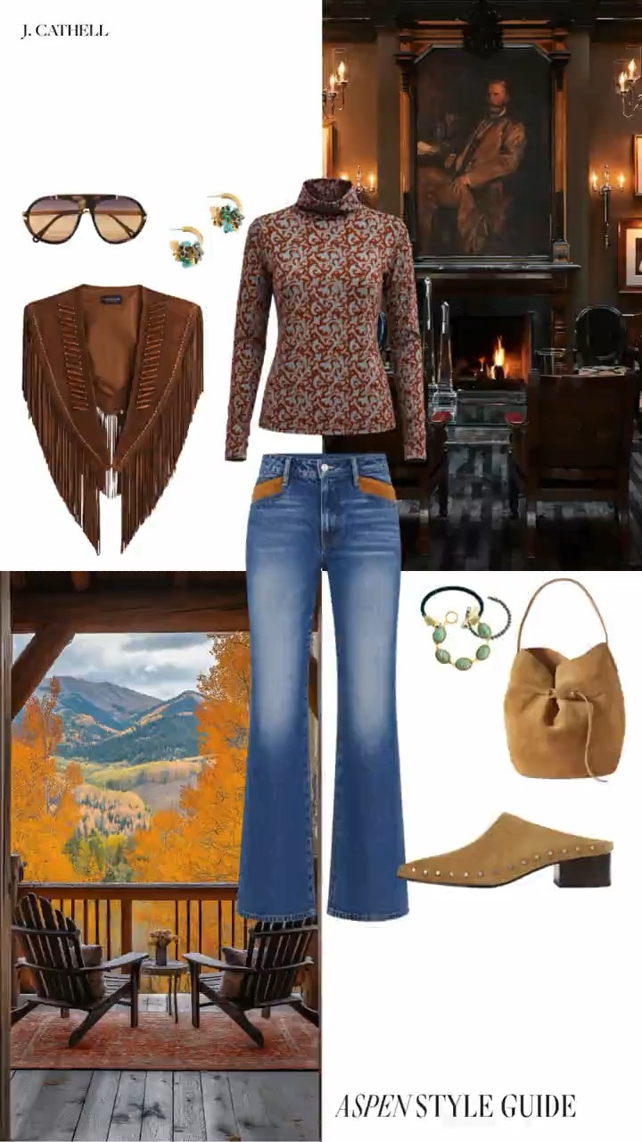 🍂 Aspen in the fall is equal parts mountain escape, incredible food, and some of the best western-inspired style of the season.

In A Fall Style Guide to Aspen, I’m sharing 11 chic outfits for a luxe getaway out west, plus a few of my favorite Aspen spots and the places still on my list for next time. Think rich suede, warm layered textures, polished boots, statement jackets, and elevated western pieces that feel perfectly at home in the mountains.

Whether you’re headed to Aspen this fall or simply love the luxe western look, tap to shop all 11 outfits and start planning your own mountain moment. 🤎🏔️✨

#LTKStyle #AspenStyle #FallFashion #WesternStyle #AspenOutfits #MountainChic #LuxeWestern #FallTravel #SuedeStyle #OutfitInspiration #LTKFinds

#LTKSeasonal #LTKOver40 #LTKTravel