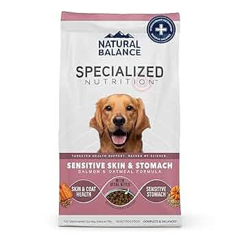 Natural Balance Specialized Nutrition Dry Dog Food with Salmon and Oatmeal for Dogs, Sensitive Sk... | Amazon (US)