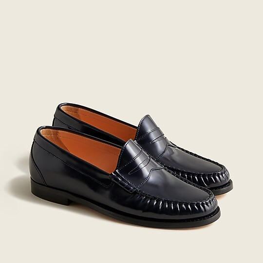 Winona penny loafers in spazzolato leather | J. Crew US