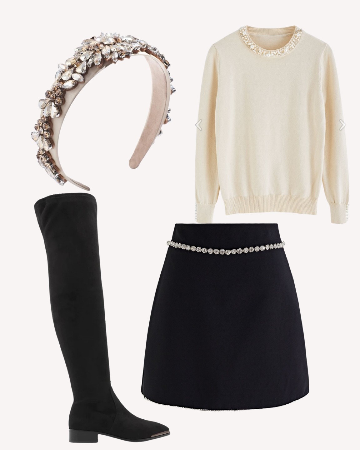 Fall or Christmas party outfit inspiration. Classic with a little bit of sparkle. 

#LTKSeasonal #LTKunder100 #LTKstyletip