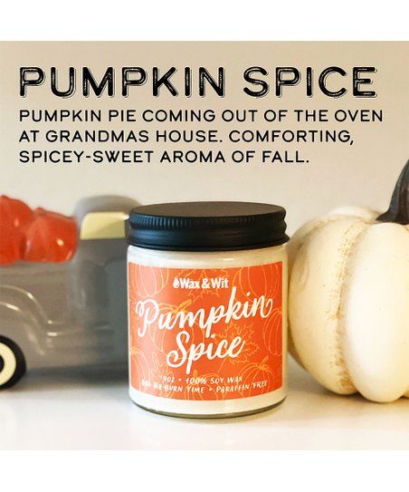 Pumpkin Spice 9-Oz. Soy Jar Candle | Zulily