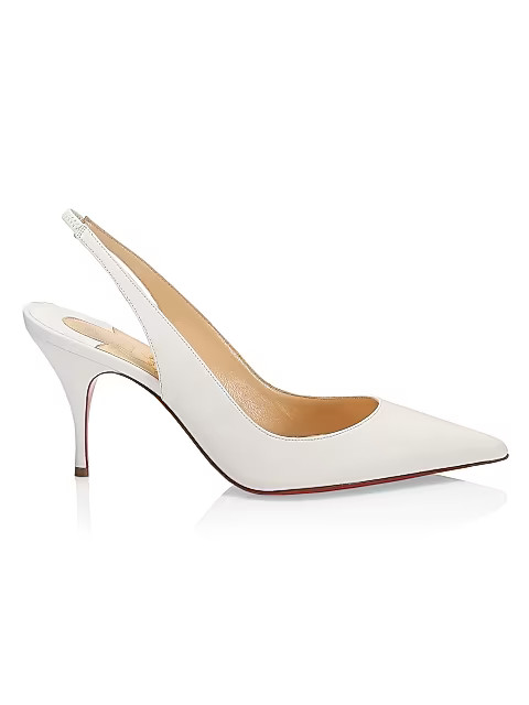 Clare Leather Slingback Pumps | Saks Fifth Avenue