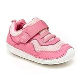 Stride Rite baby boys Soft Motion Rhett Sneaker, Pink, 3 Wide Infant US | Amazon (US)