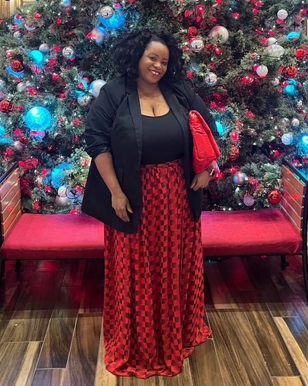 Christmas Brunch Outfit #plussize

#LTKHoliday #LTKplussize #LTKover40