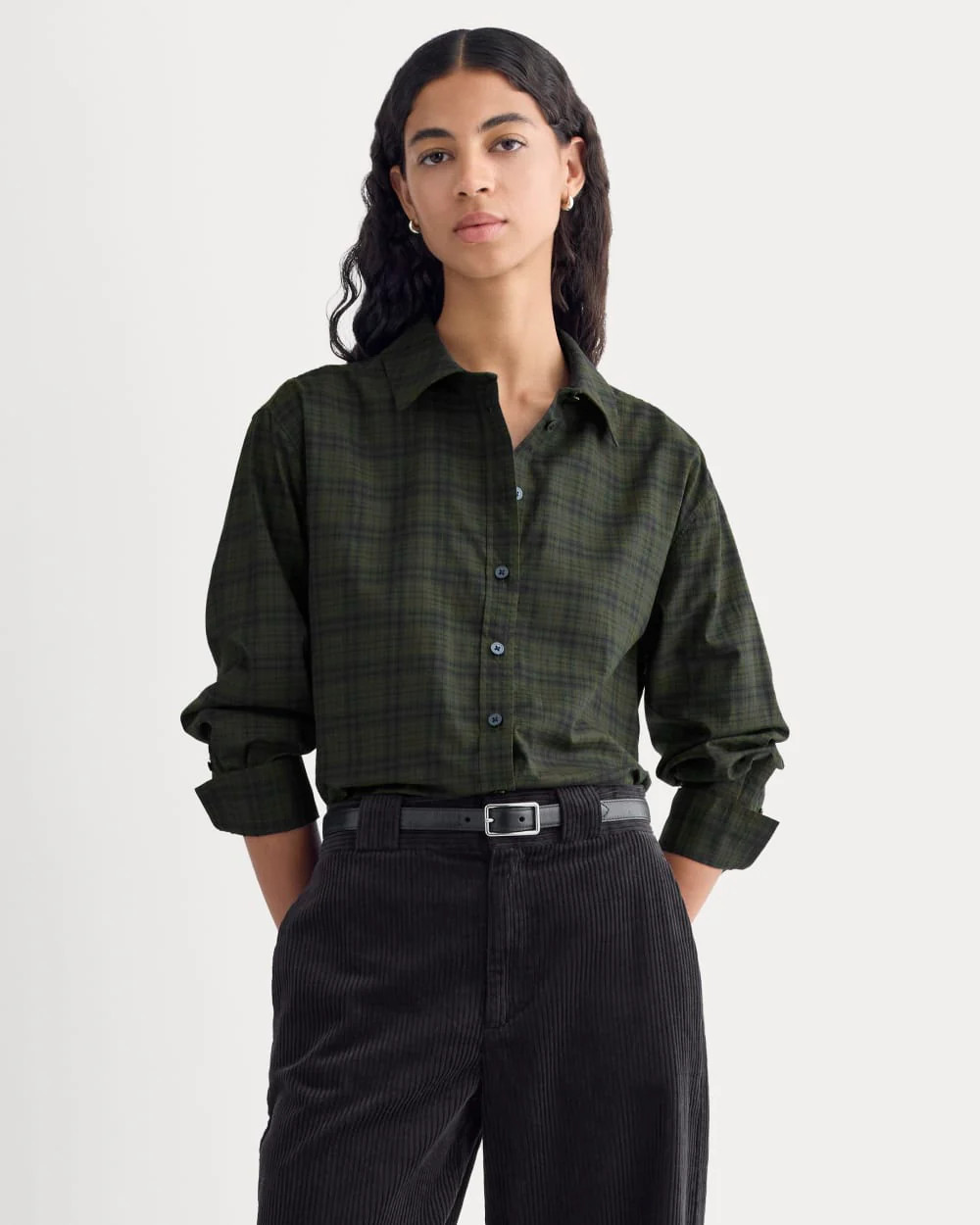 Everyday Shirt in Silky Cotton | Duffle Bag Plaid | Everlane
