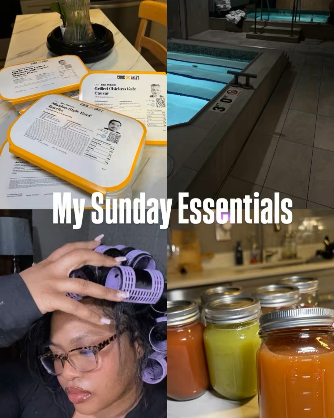 My Sunday Essentials 🤍

My Sunday Essentials
Some of my Sunday essentials that set me up for a productive, stress-free work week t
This is how I pour into myself so my week can run smoother it It @Cook Unity @Pura 

#LTKselfcare #LTKvlog #LTKdayinmylife
