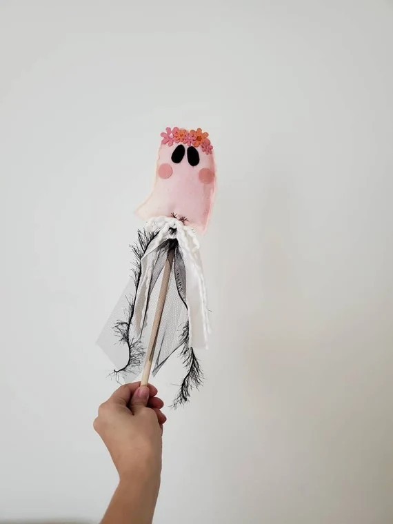 Boho Tie-Dyed Ghost Wand | Etsy | Etsy (US)