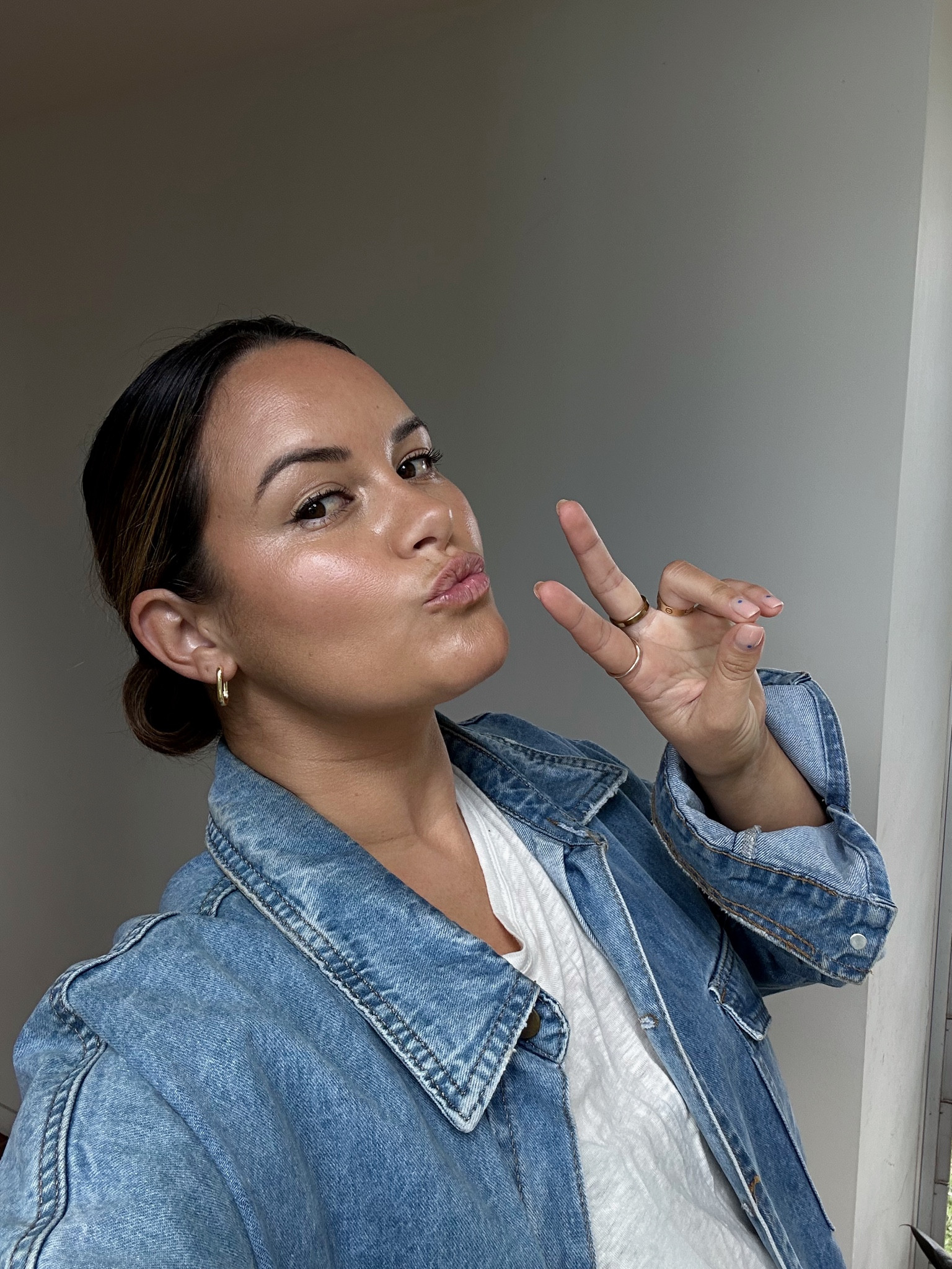 Denim on Denim look with gold accessories is a staple in my wardrobe. 

#LTKbeauty #LTKSeasonal #LTKU