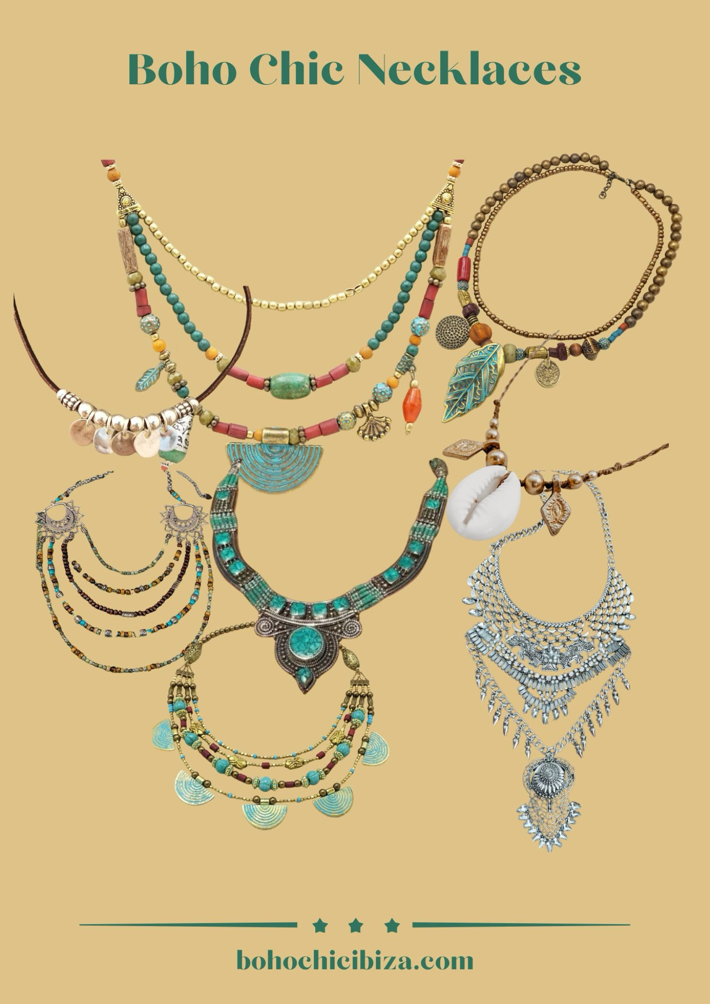 Boho Chic Necklaces | Boho Chic Ibiza 
•
#bohochicjewelry #bohoaccessrories 
•
Follow my LTK Shop

#LTKSeasonal #LTKstyletip #LTKGiftGuide