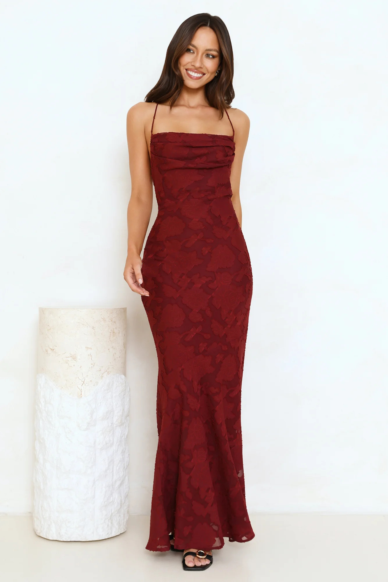 Bridge To Wonderland Maxi Dress Plum | Hello Molly (US)